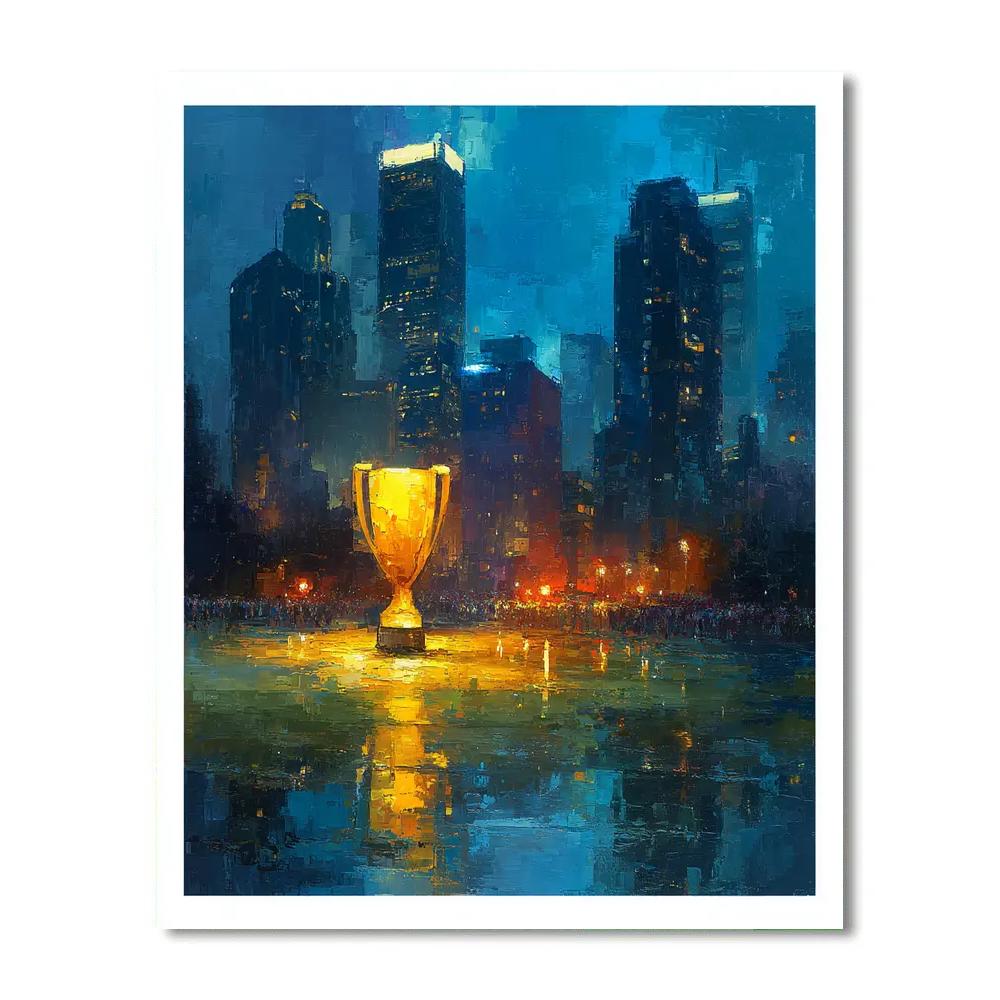 Seattle Fifa 2026 Rainlight - DIY Painting By Numbers Kit