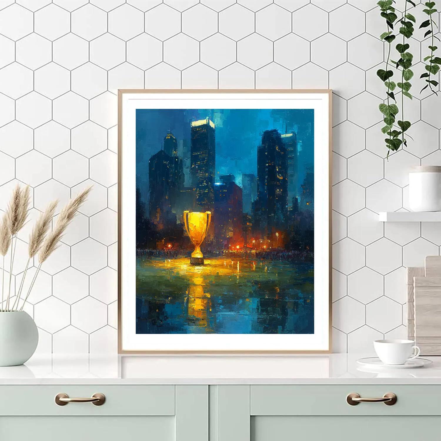 Seattle Fifa 2026 Rainlight - DIY Painting By Numbers Kit