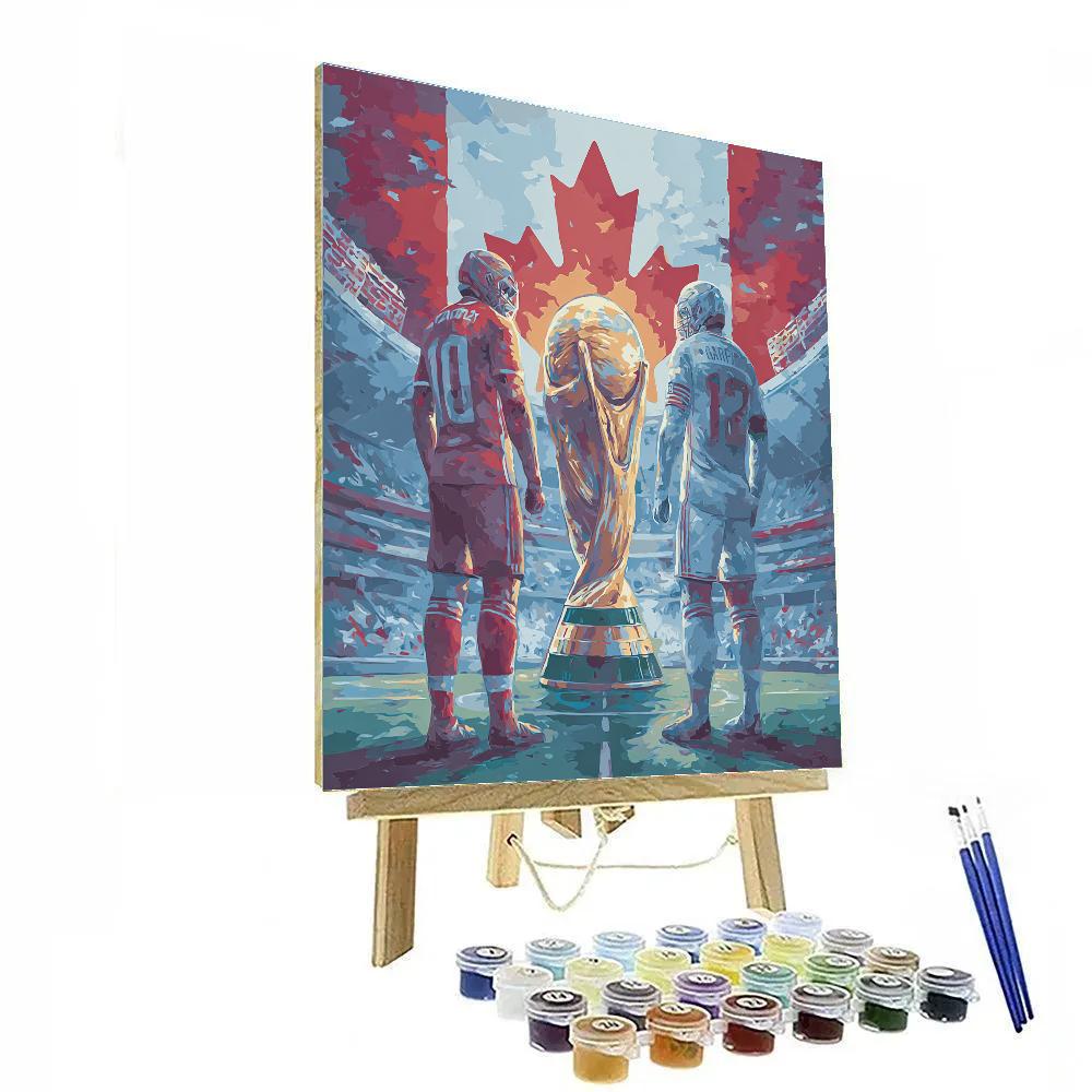 Fifa 2026 Canada vs Switzerland - DIY Painting By Numbers Kit