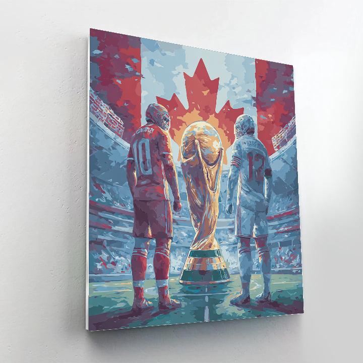 Fifa 2026 Canada vs Switzerland - DIY Painting By Numbers Kit