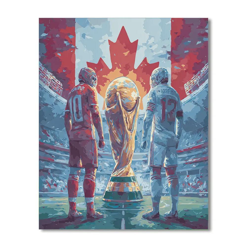 Fifa 2026 Canada vs Switzerland - DIY Painting By Numbers Kit