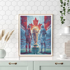 Fifa 2026 Canada vs Switzerland - DIY Painting By Numbers Kit