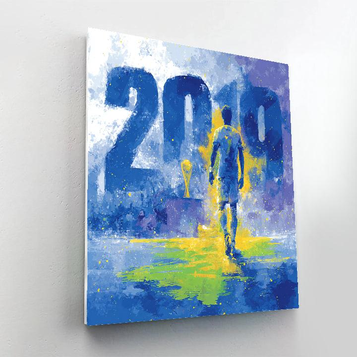 Curaçao Fifa 2026 Blue - DIY Painting By Numbers Kit
