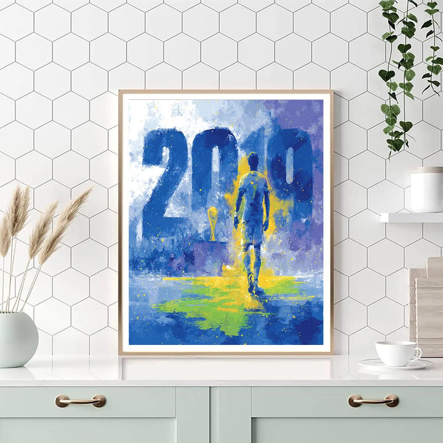 Curaçao Fifa 2026 Blue - DIY Painting By Numbers Kit