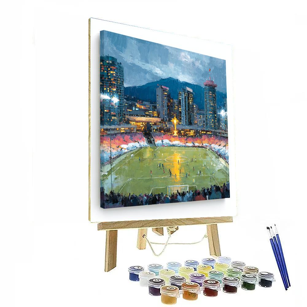 Vancouver Fifa 2026 Rainlight - DIY Painting By Numbers Kit