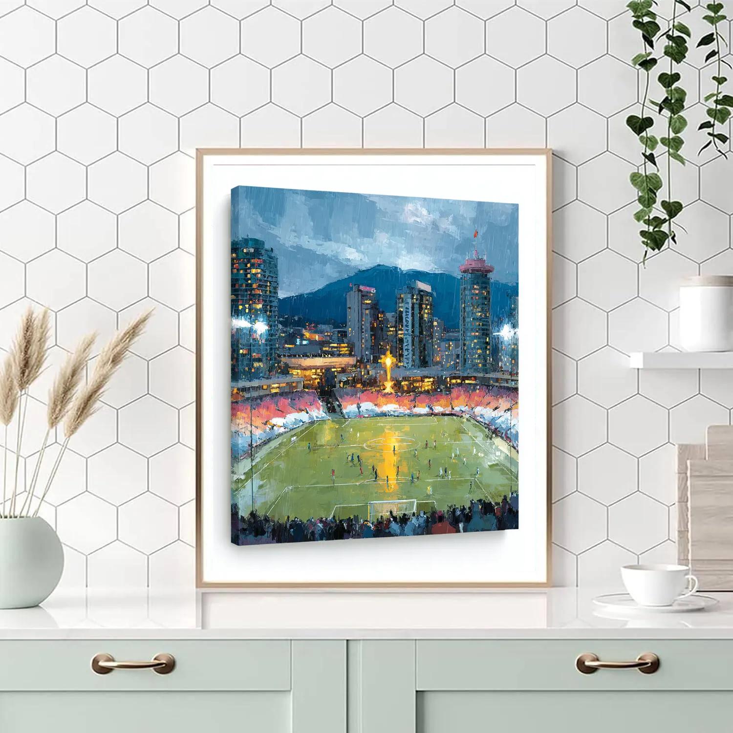 Vancouver Fifa 2026 Rainlight - DIY Painting By Numbers Kit