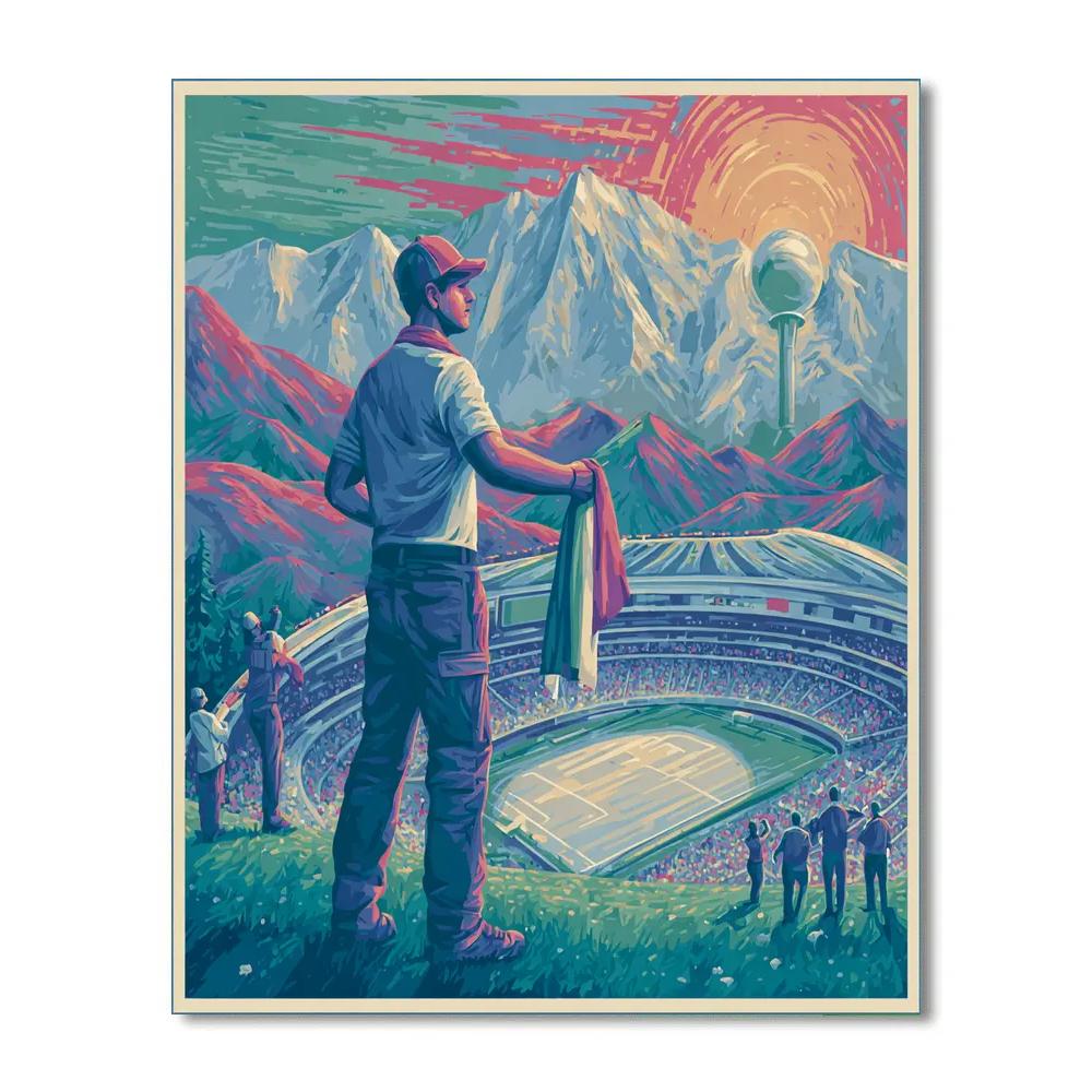 Monterrey Fifa 2026 Lights - DIY Painting By Numbers Kit