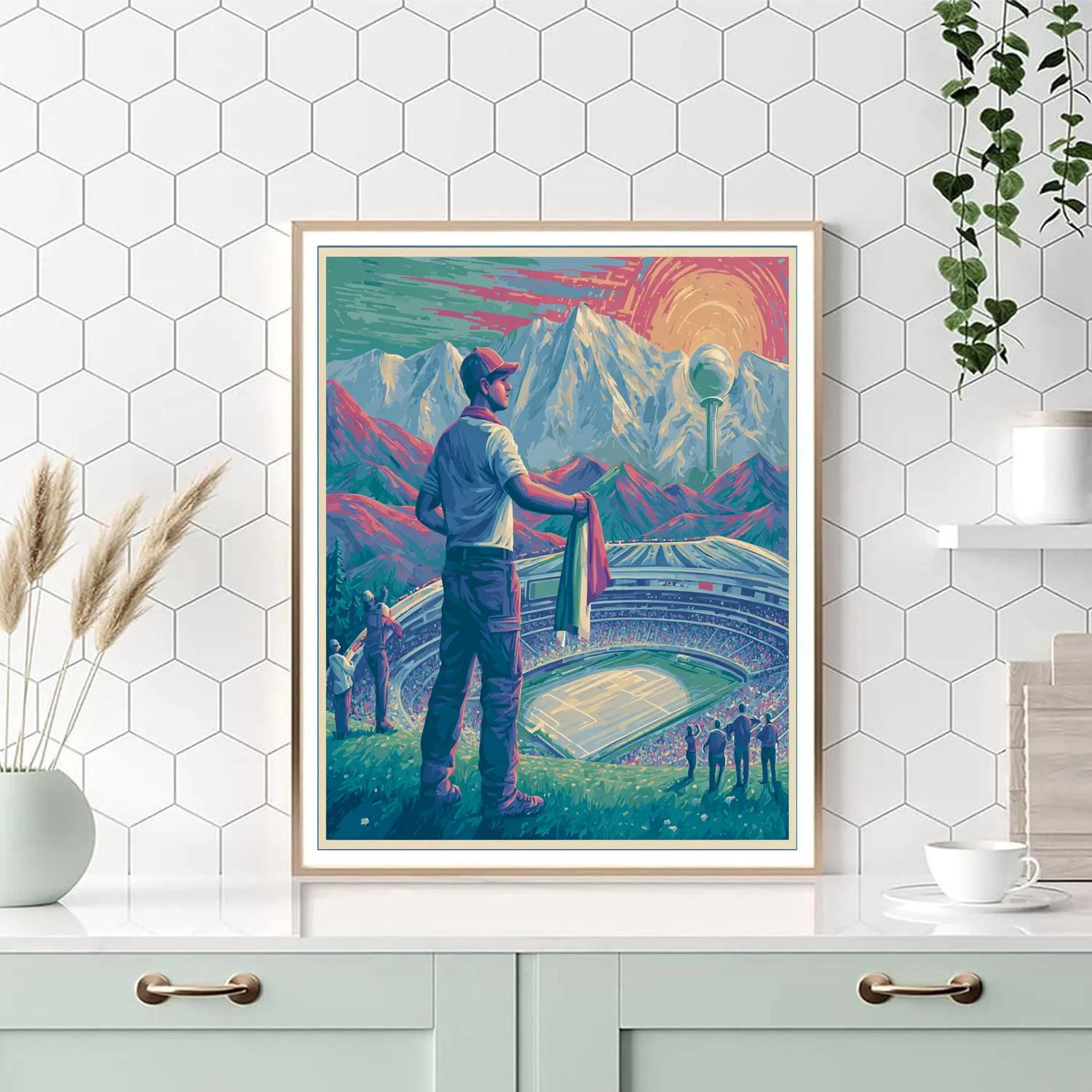 Monterrey Fifa 2026 Lights - DIY Painting By Numbers Kit
