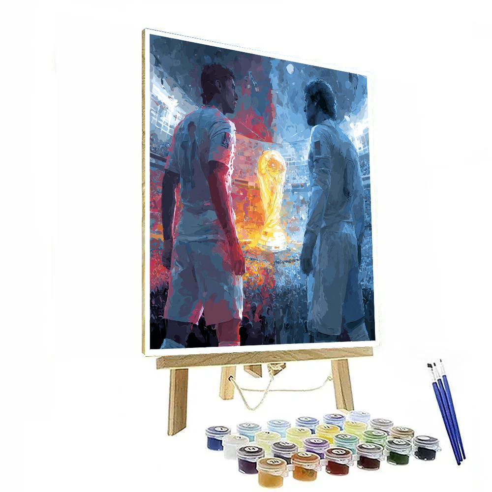 Fifa 2026 Japan vs Tunisia - DIY Painting By Numbers Kit