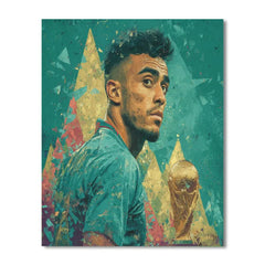 Fifa 2026 Hakimi Atlas - DIY Painting By Numbers Kit