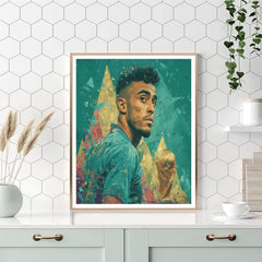 Fifa 2026 Hakimi Atlas - DIY Painting By Numbers Kit