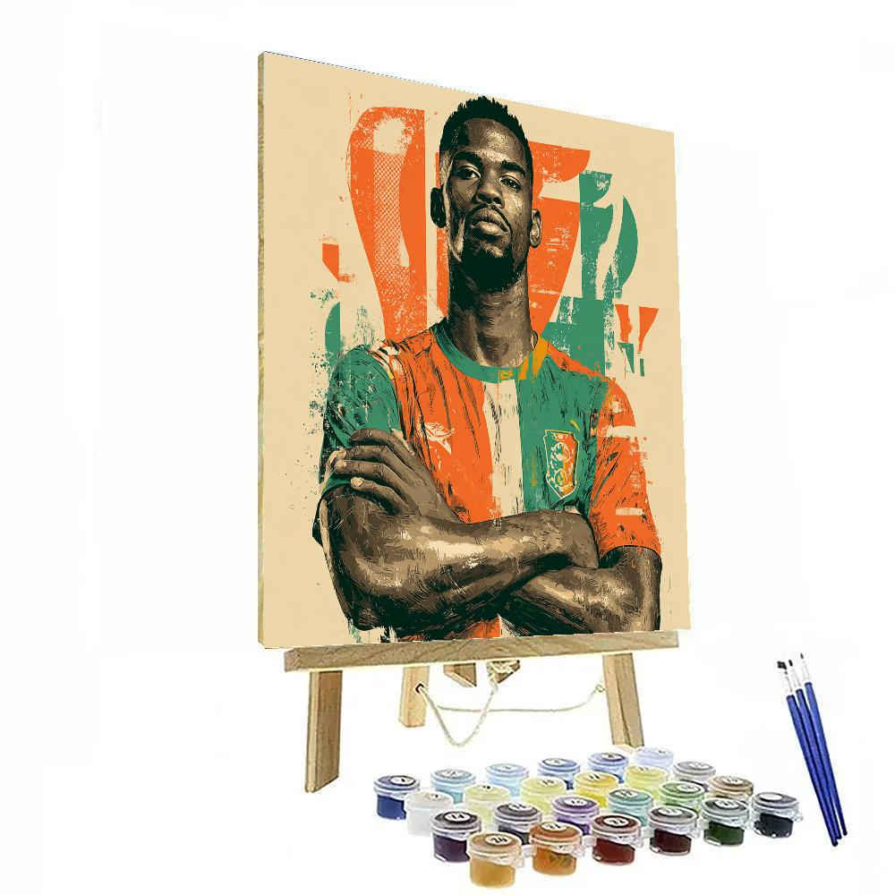 Drogba Fifa 2026 Power - DIY Painting By Numbers Kit