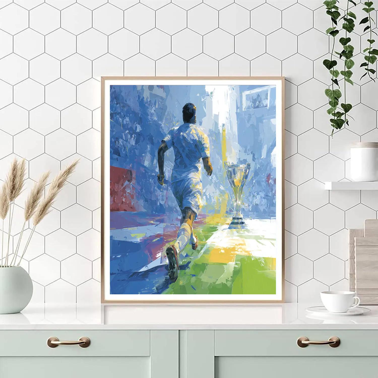 Uzbekistan Fifa 2026 Dawn - DIY Painting By Numbers Kit
