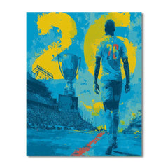 Curaçao Fifa 2026 Blue - DIY Painting By Numbers Kit