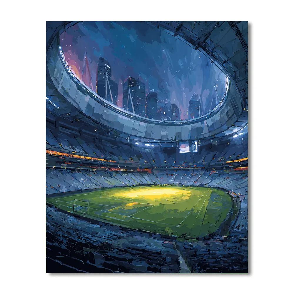 Seattle Fifa 2026 Rainlight - DIY Painting By Numbers Kit