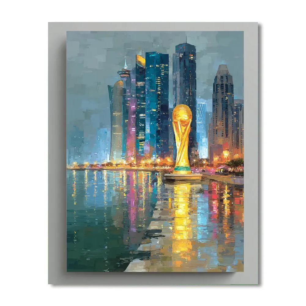 Miami Fifa 2026 Reflection - DIY Painting By Numbers Kit