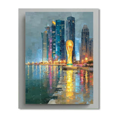 Miami Fifa 2026 Reflection - DIY Painting By Numbers Kit