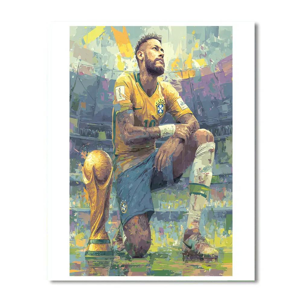 Ronaldinho Fifa 2026 Joy - DIY Painting By Numbers Kit
