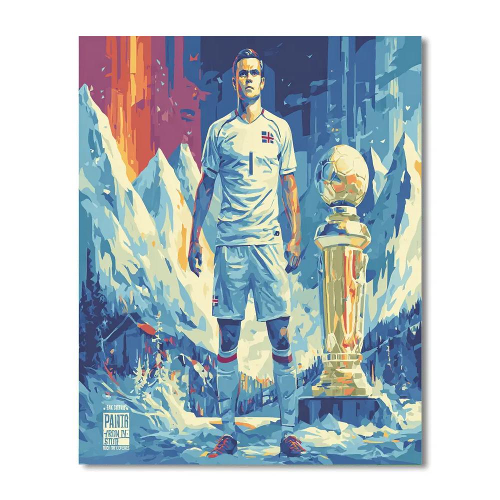 Haaland Fifa 2026 Ice - DIY Painting By Numbers Kit