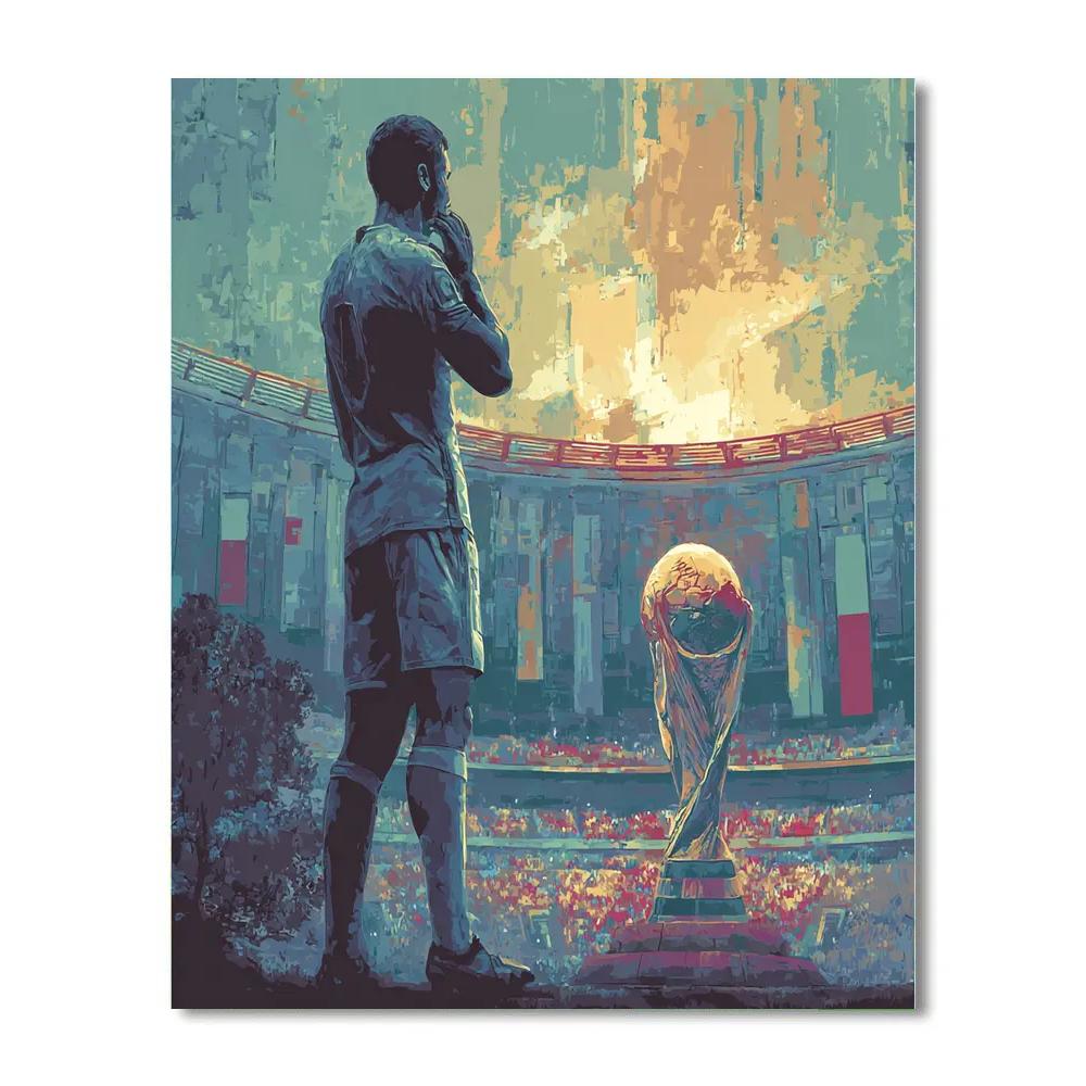Uzbekistan Fifa 2026 Dawn - DIY Painting By Numbers Kit