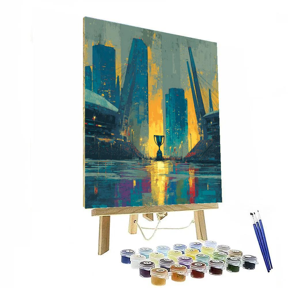 Seattle Fifa 2026 Rainlight - DIY Painting By Numbers Kit