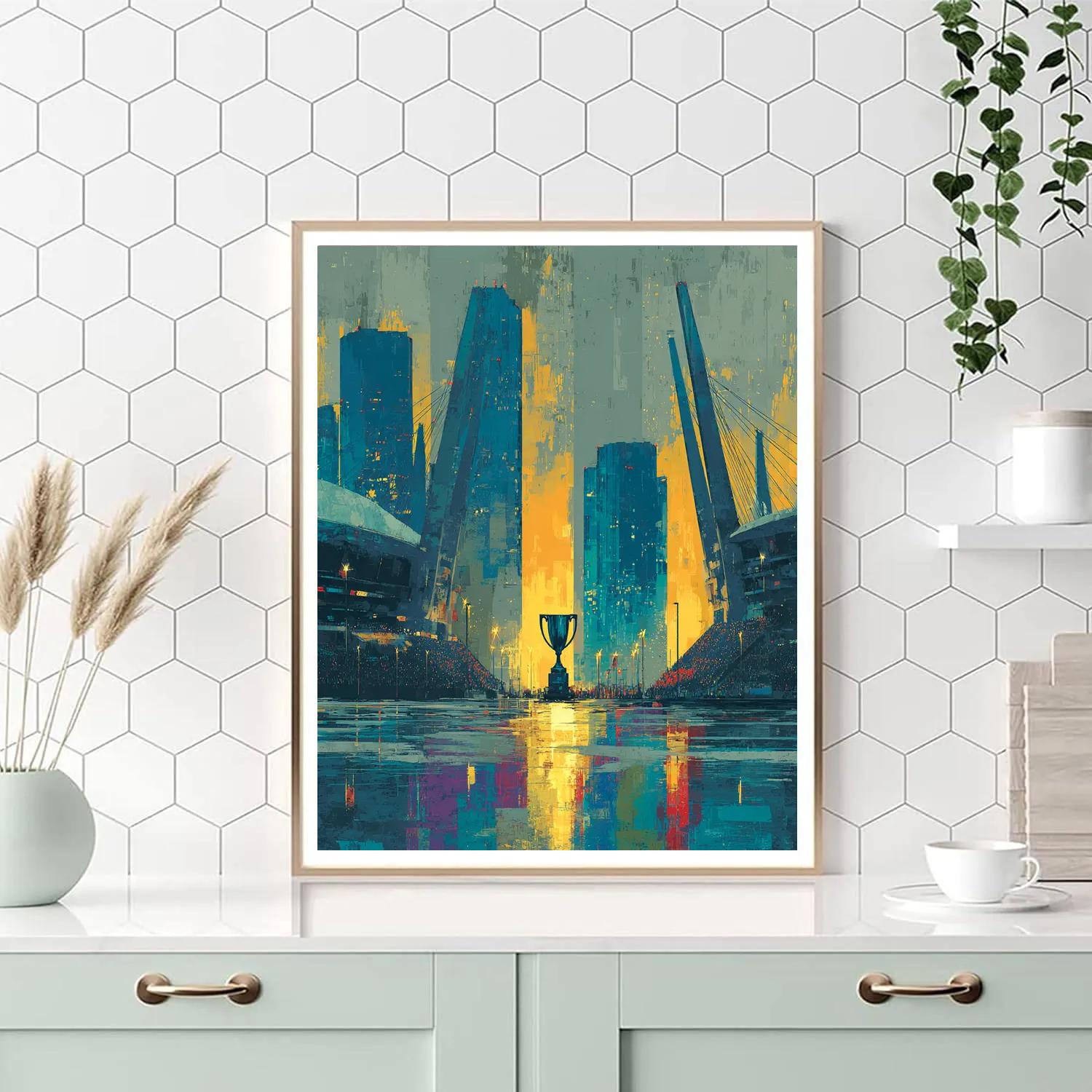 Seattle Fifa 2026 Rainlight - DIY Painting By Numbers Kit
