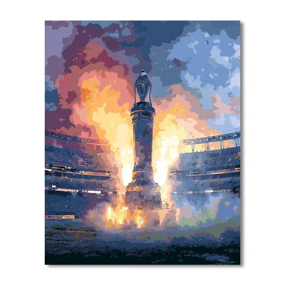 Fifa 2026 Champion Glow - DIY Painting By Numbers Kit