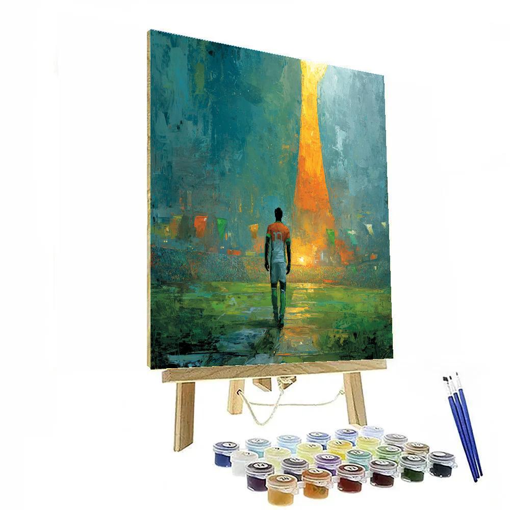 Côte dIvoire Fifa 2026 Gold - DIY Painting By Numbers Kit