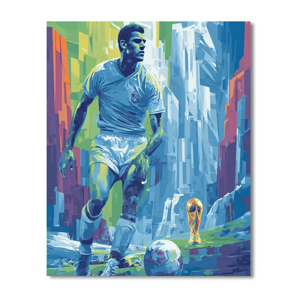 Haaland Fifa 2026 Frost - DIY Painting By Numbers Kit
