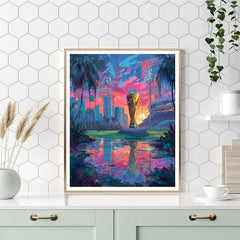 Miami Fifa 2026 Reflection - DIY Painting By Numbers Kit