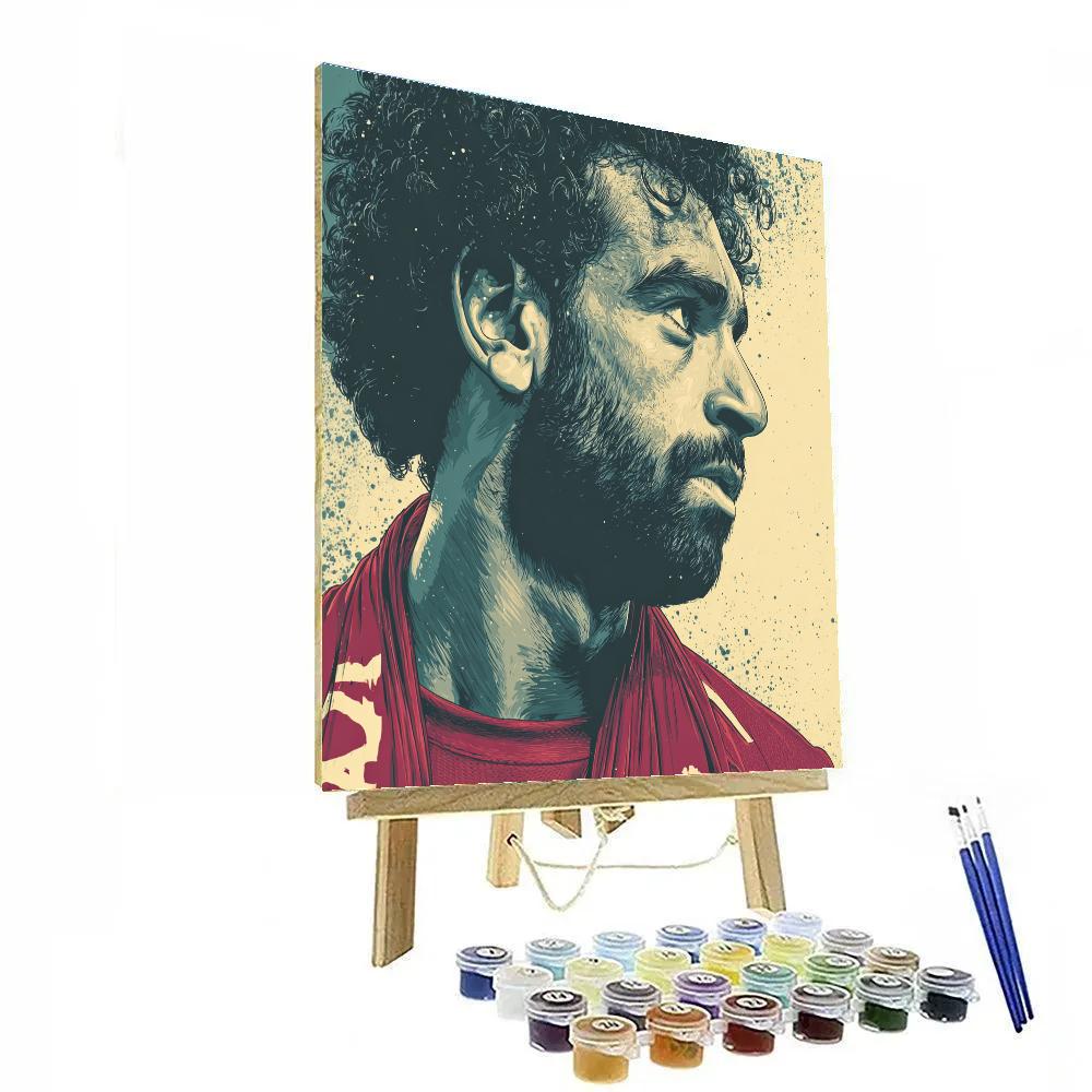 Salah Fifa 2026 Crescent - DIY Painting By Numbers Kit