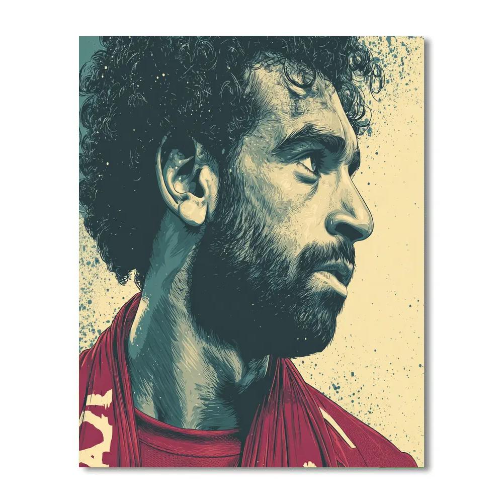 Salah Fifa 2026 Crescent - DIY Painting By Numbers Kit