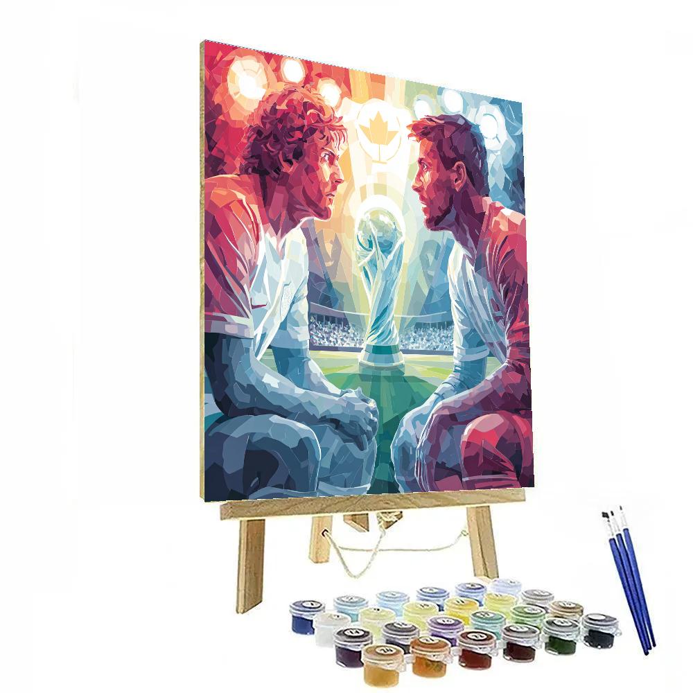 Fifa 2026 Canada vs Switzerland - DIY Painting By Numbers Kit