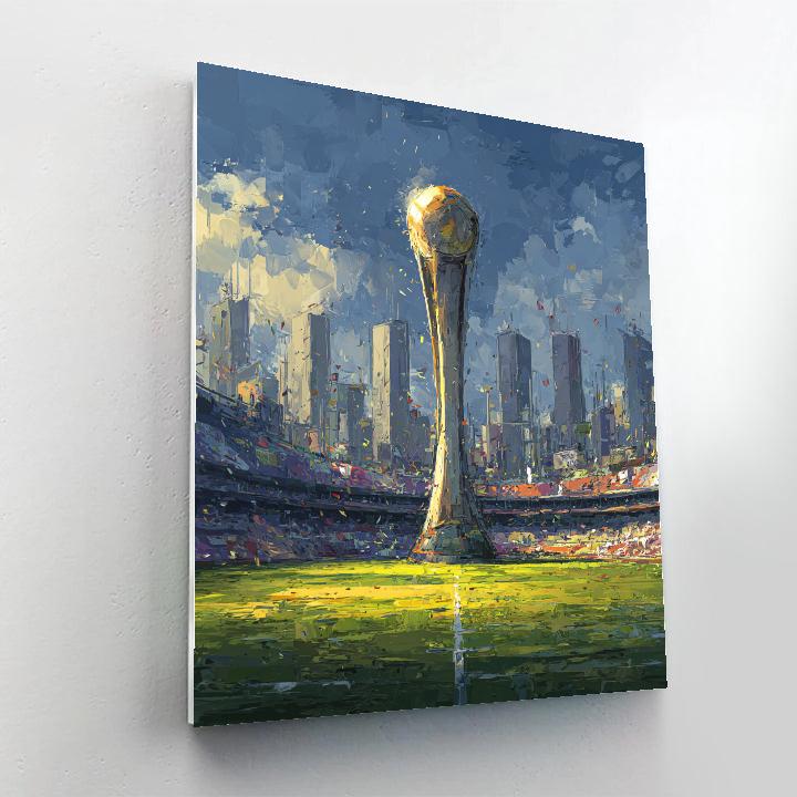 Fifa 2026 Trophy Meridian - DIY Painting By Numbers Kit