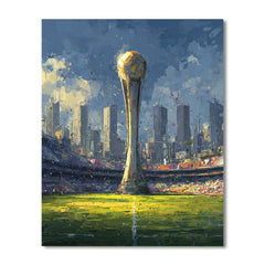 Fifa 2026 Trophy Meridian - DIY Painting By Numbers Kit