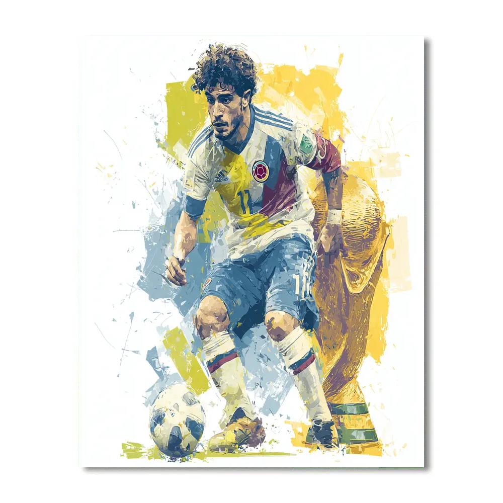 Luis Díaz Fifa 2026 Rhythm - DIY Painting By Numbers Kit