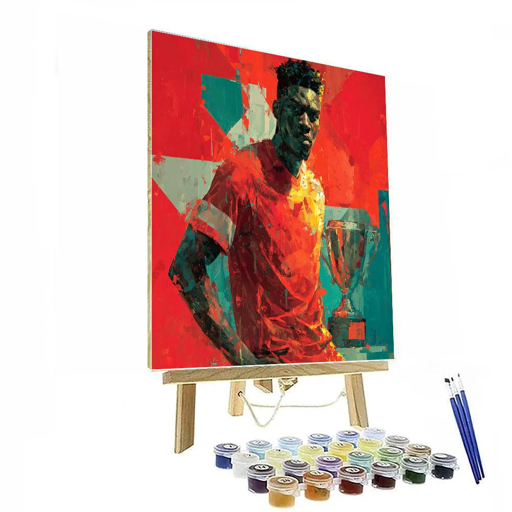 Alphonso Davies Fifa 2026 Lights - DIY Painting By Numbers Kit