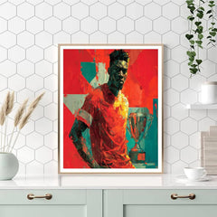 Alphonso Davies Fifa 2026 Lights - DIY Painting By Numbers Kit