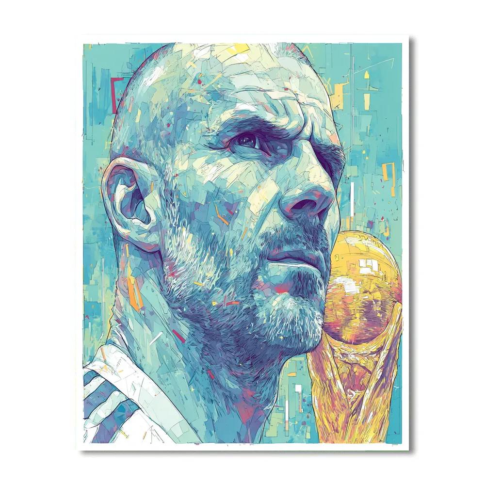 Zidane Fifa 2026 Legacy - DIY Painting By Numbers Kit