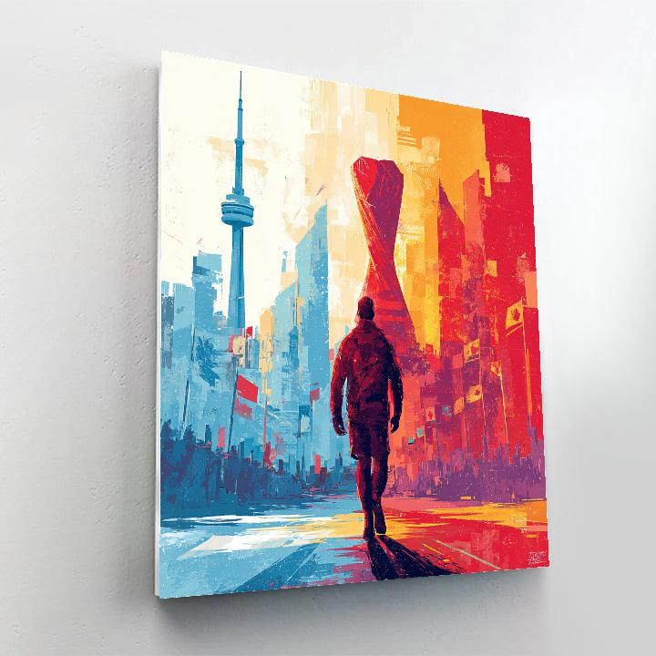 Canada Fifa 2026 Northern Glow - DIY Painting By Numbers Kit