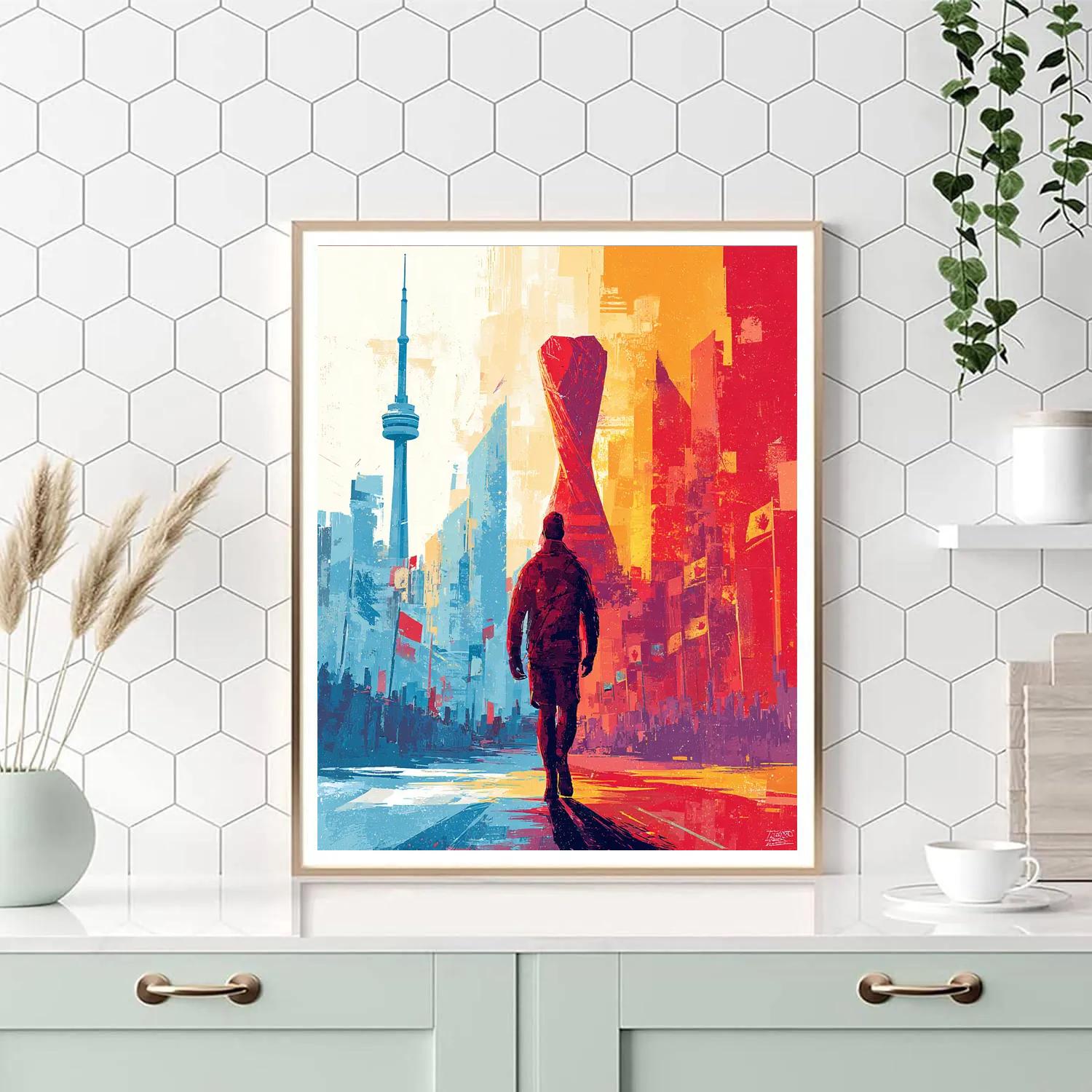 Canada Fifa 2026 Northern Glow - DIY Painting By Numbers Kit