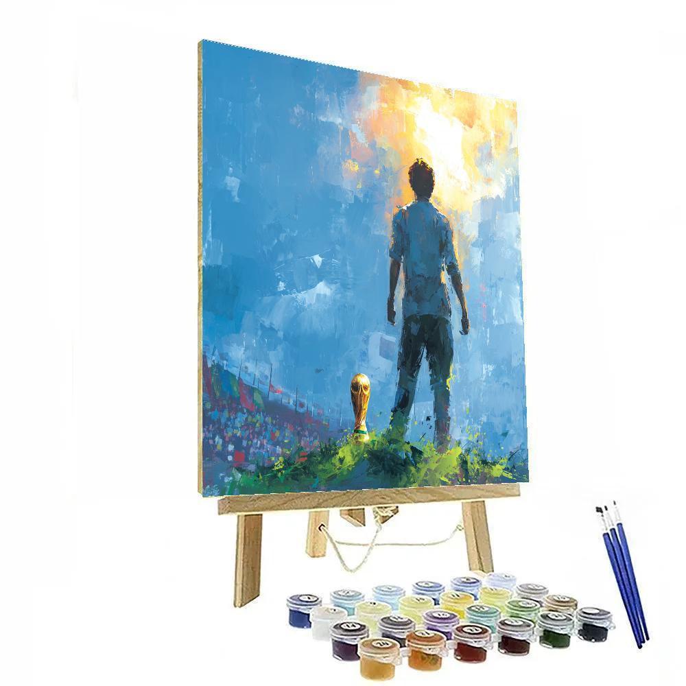 Uzbekistan Fifa 2026 Dawn - DIY Painting By Numbers Kit