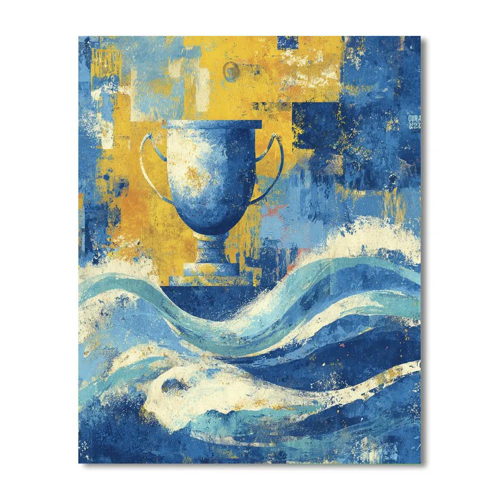 Curaçao Fifa 2026 Blue - DIY Painting By Numbers Kit
