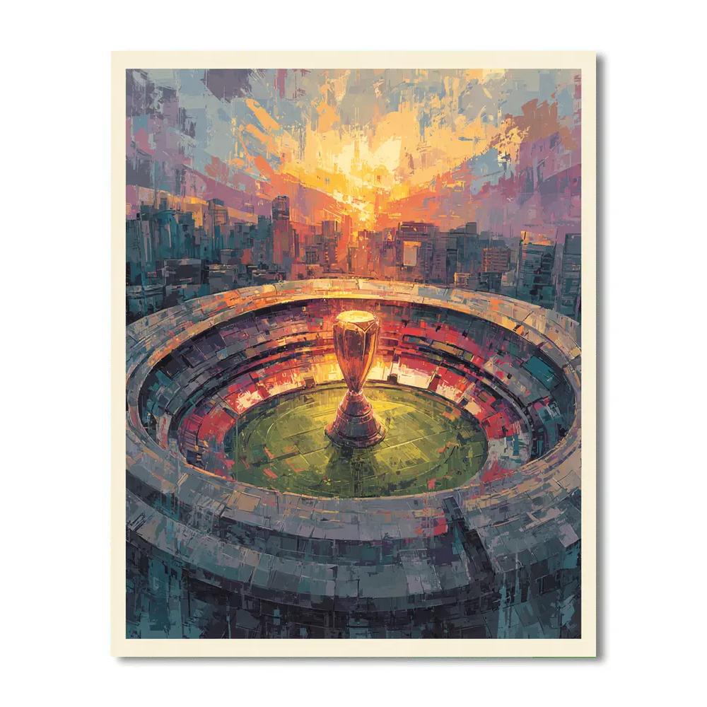Fifa 2026 Opening Match - DIY Painting By Numbers Kit