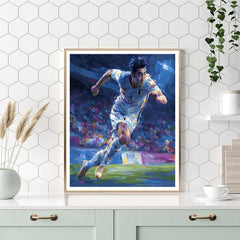 Fifa 2026 Mitoma Blue - DIY Painting By Numbers Kit