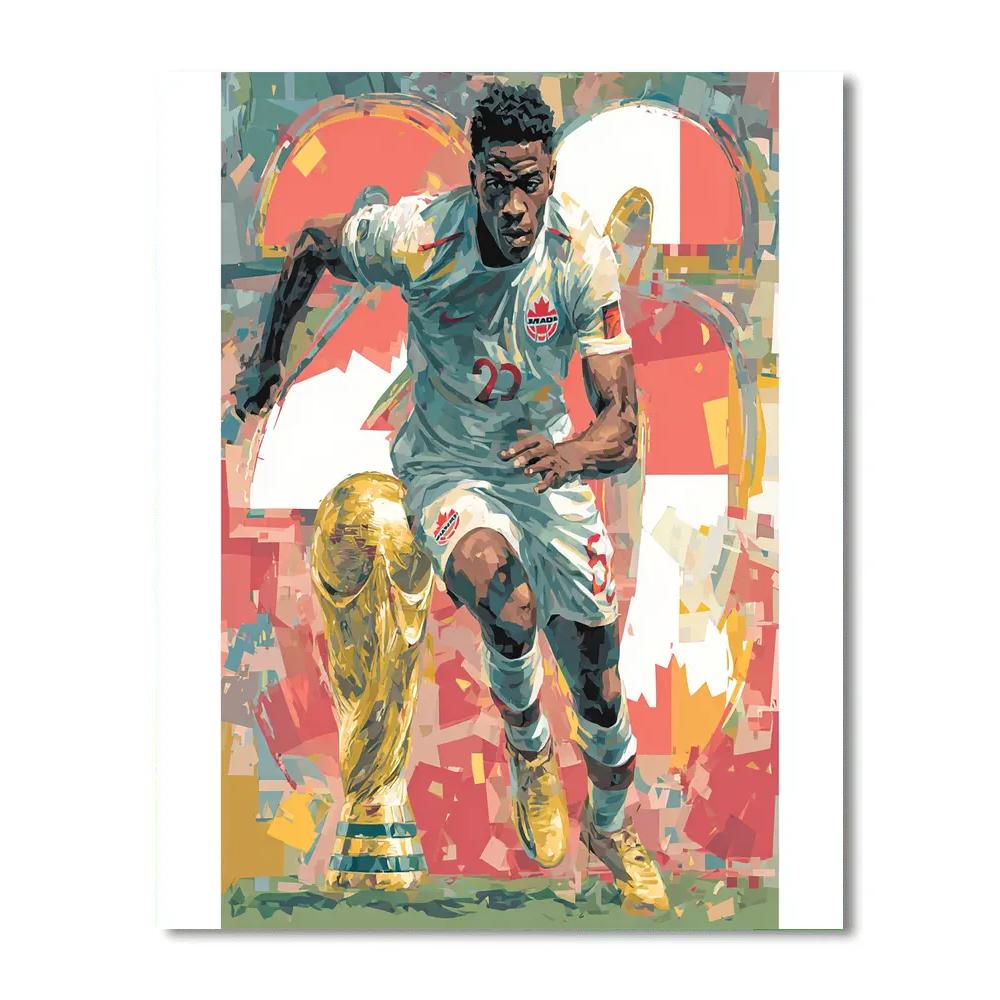 Davies Fifa 2026 Speed - DIY Painting By Numbers Kit