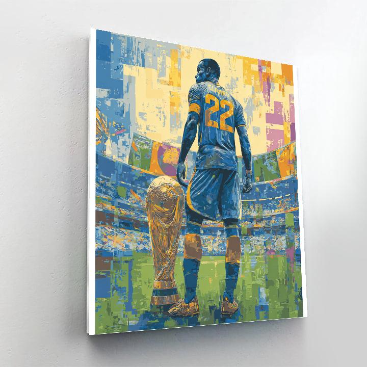 Curaçao Fifa 2026 Blue - DIY Painting By Numbers Kit
