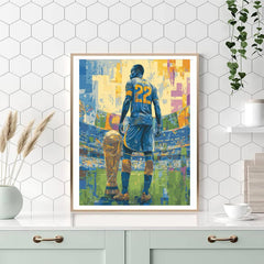 Curaçao Fifa 2026 Blue - DIY Painting By Numbers Kit
