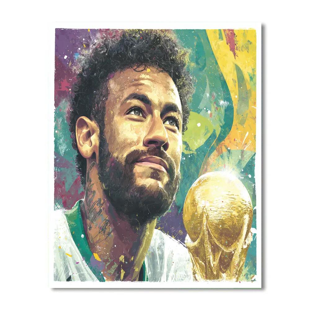 Ronaldinho Fifa 2026 Joy - DIY Painting By Numbers Kit