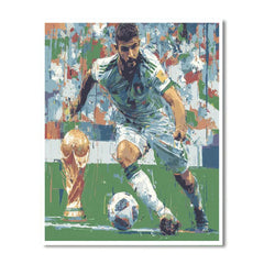 Fifa 2026 Hakimi Atlas - DIY Painting By Numbers Kit